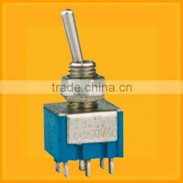 ZJCZ sub mini toggle switch,metal poles and handle toggle switch