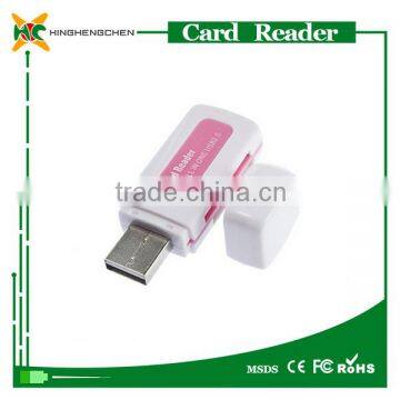 High Quality mini plastic USB Interface 2.0 chip card writer and reader ,Alibaba lowest price smart chip card reader