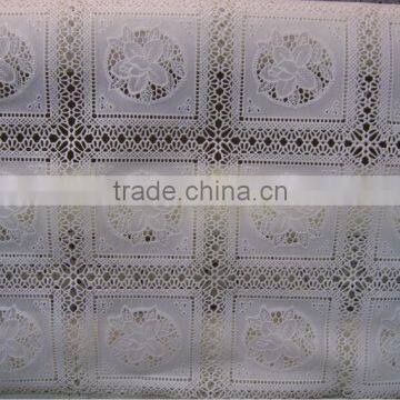 PVC long lace table cloth