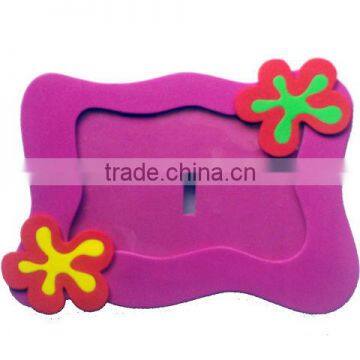 2013 flower shaped eva foam eva photo frame for kids