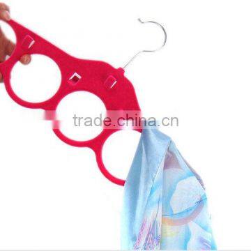 Velvet Hanging Accessory Organizer ,Scarf Tie Hanger Rack photo-6