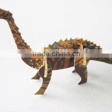 Eco-friendly 3d plastic jigsaw puzzle game