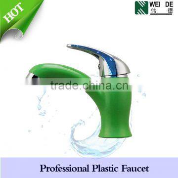 green colour Abs Plastic Bathroom Mixer Tap Hot Cold