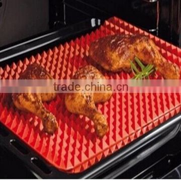 Top sales Food grade wholesale non-stick silicone fiberglass baking mat / non-stick silicon baking mat