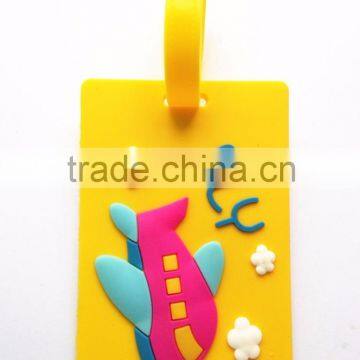 New Design Custom Rubber Luggage Tag PVC