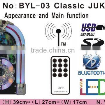 Mini Jukebox with bluetooth and CD player