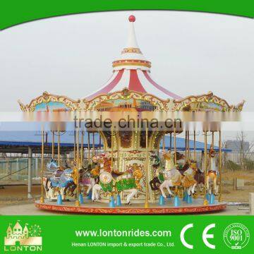 Kids Amusement Rides Carousel Indoor Merry Go Round Horse For Sale