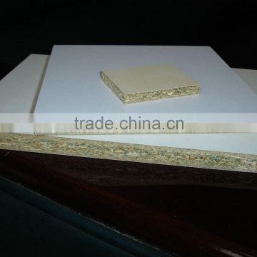 Waterproof melamine sheet for white particle board