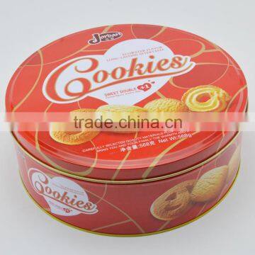oem round candy tin jar,oem butter cookie tin can,pineapple cookie jar