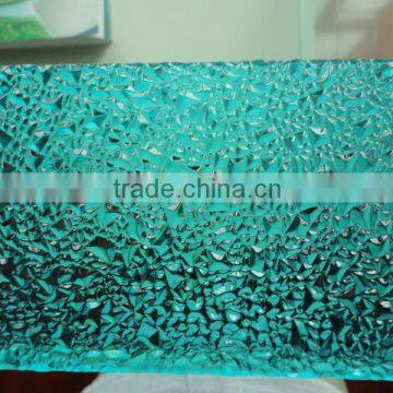 6mm high impact strength pc particle/embossed sheet