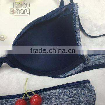 Sexy Ladies New Style Comfortable Breathable Thin Cup Bra and Panty Set Fashion Bikini photo-4