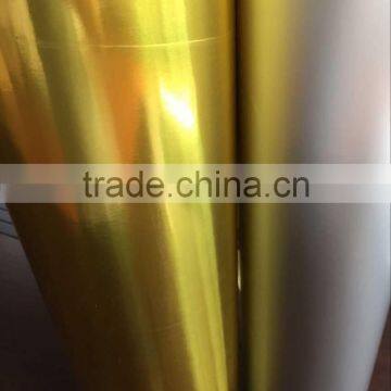 Gold / Sliver aluminium foil self adhesive paper ,customized