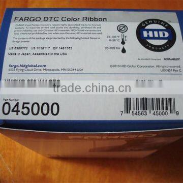 Original Fargo DTC 45000 Ribbon, DTC1000, C30 printer ribbon, ymcko color ribbon