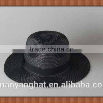 Fashionable star style ladies paper straw panama hat