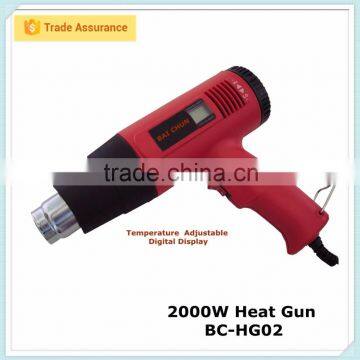 Hot Selling Adjustable Heat Gun With Temperature Digital Display