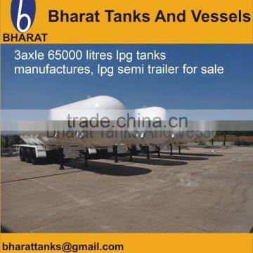 "3axle 65000 litres lpg tanks manufactures, lpg semi trailer for sale"