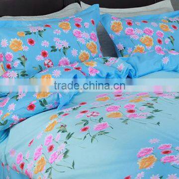 100% Polyester Printed Microfiber Bed Set Duvet Cover Bed Sheet Pillowcase Bedding Sets