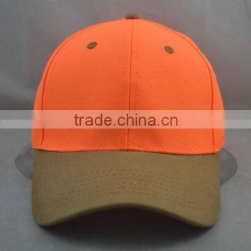 BLANK CAP / BASEBALL CAP / neonorange/brown