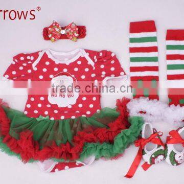 Christmas Baby Cothing Sets Infant Fashion Clothes Gift Tutu Newborn Baby Girls Romper Dress photo-2