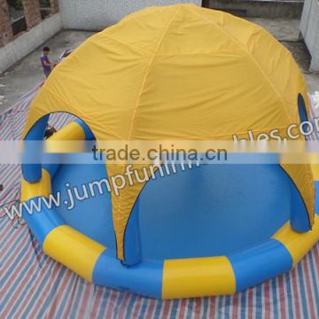 inflatable pool with tent / PVC cover pool / water pools