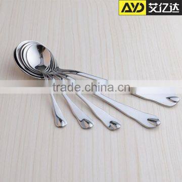 Concise style cutlery stainless steel silver and gold wedding cutlery