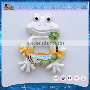 Custom Cute Frog Shape Gift Funny Bottle Opener Magnets photo-2