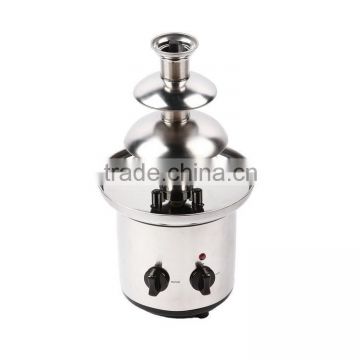 China factory supply 3 Tiers mini chocolate fountain machine for home use ith high quality and low prices