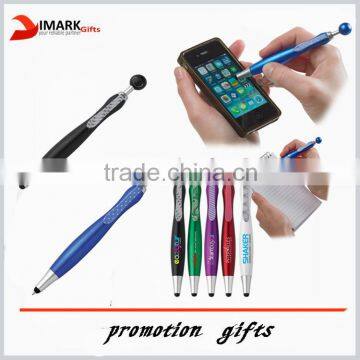 Hot selling stylus touch pen for mobile phone logo printed stylus ball pen