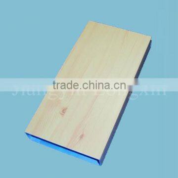 Wooden aluminum hollow square tubes 100*35