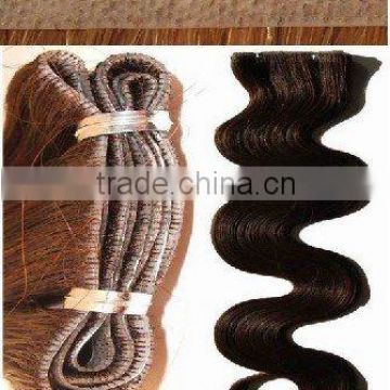 Hand-Tied Invisible Skin Weft -human hair extension