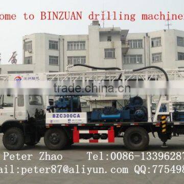 The best quality!! BZC300CA truck mounted water well drilling rig