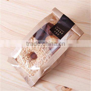 Brown Kraft Wax Coated Bread Paper Bag With Window photo-3