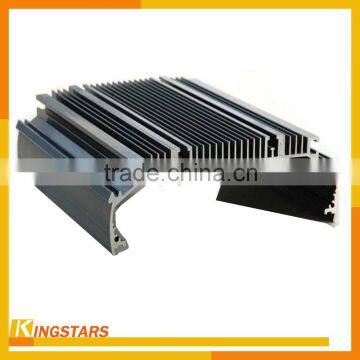 Anodized extrusion aluminum heatsink enclosure housing