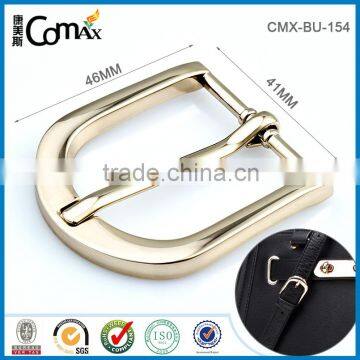 Small light gold metal shoe buckle parts