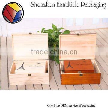 wooden watch box hand engraving logo