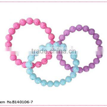 Silicone pearls bracelet,spark silicone bracelet,bracelet for girls and boys