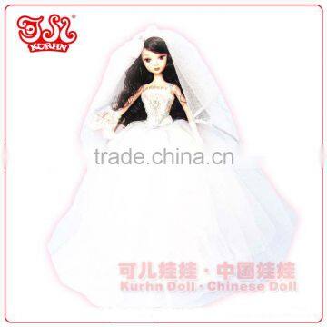 Fashion bride doll for children toy or wedding party gift