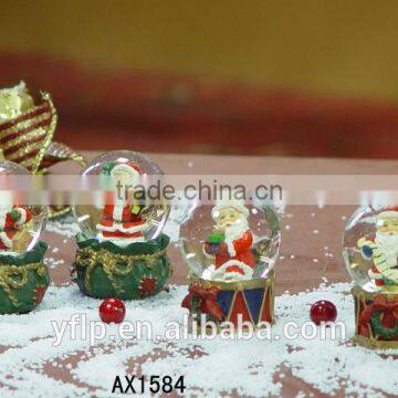 Resin Christmas Craft, Santa Claus Resin Christmas Craft, Snow Globe Resin Christmas Craft