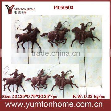 Metal horse yard stake garden art wholesale