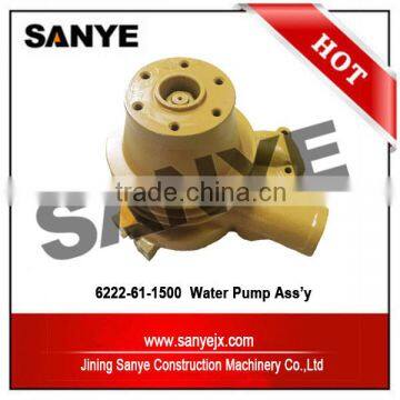 WA380-3 Loader Water Pump 6222-61-1500 for 6D108 Engine