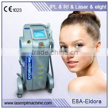 Pigment Removal E8A Professional Ipl/rf/laser/e No Pain Light Beauty Salon Equipment Acne Removal