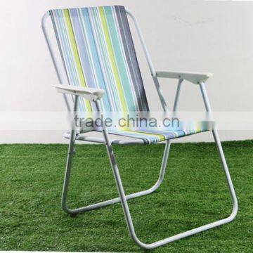 Outdoor furniture folding Beach Chair with three spring