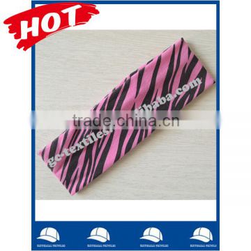 China alibaba supplier wide fabric elastic thin yoga sport headbands for women