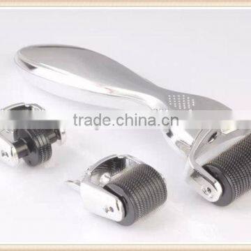 Stretch Mark Removal0.2mm Changeable Heads Professional Derma Roller/microneedling 0.75mm Dermaroller 3 In 1 Functions Titanium Needles Rolling System Derma Roller Kit For Acne Scars photo-6