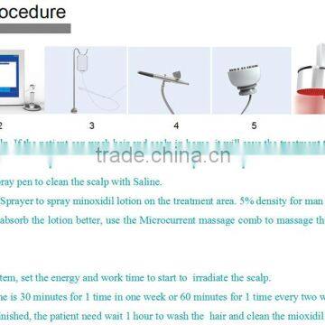 CE Approved Professional High Power 650nm Newest Diode Laser Hair Regrowth Machine/Increase Hair Growth Equipment photo-4