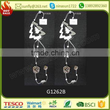 New Personalized Hanging White Wooden Christmas Tree Ornaments Wooden Tree Christmas House Decorations