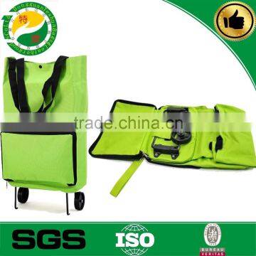 Alibaba china made Foldable polyester shopping trolley bag