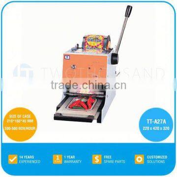 Yogurt Cup Sealer - 300 ~ 500 Box / Hour, 220 * 420 * 320 mm, TT-A27A