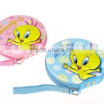 round shape size:120*35mm fashinal in 2012 high quality loving with zip tin case