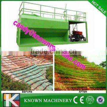 China hydroseeder spray grass seed/hydroseeding machine